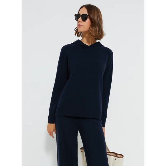 Tuckernuck Navy Cashmere Jane Hoodie size S small - Picture 1 of 5